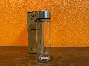 クリアボトルポケットイン（160ml）のデザイン