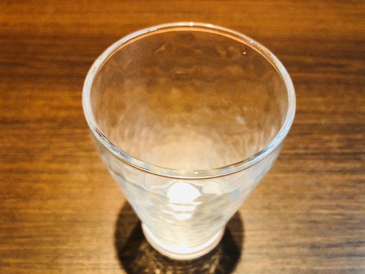 「炭酸水グラス(中)(245ml)」のお手入れ