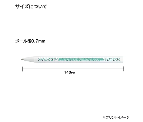 スティックボールペン (フルカラー対応) ピーチピンク（TS-0706-041）画像-2