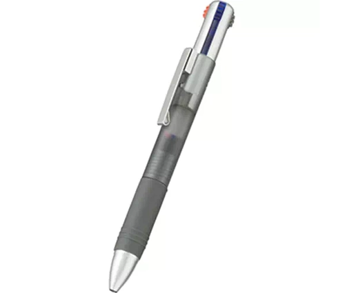 3色+1色ボールペン (フルカラー対応) グレー（TS-1452-011）画像-1