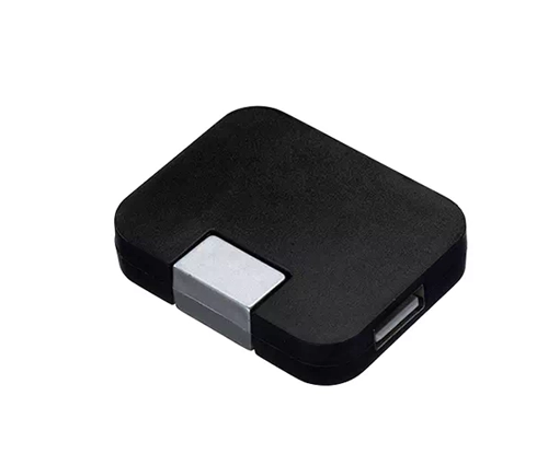 USBハブ フラット ブラック（TS-1328-009）画像-1