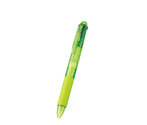 3色プラスワンボールペン (フルカラー対応) グリーン（TS-1450-012）画像-1