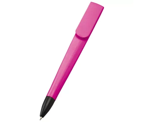 ラペルボールペン (フルカラー対応) チェリーピンク
