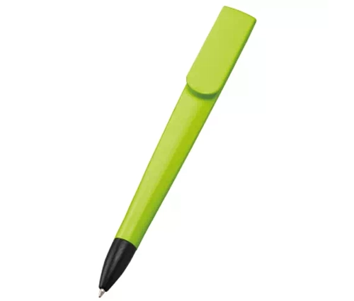 ラペルボールペン (フルカラー対応) ライトグリーン
