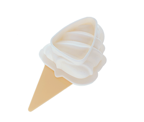 アイスキャンディーメーカー ソフトクリーム ホワイト