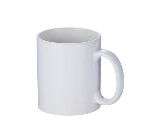 フルカラー転写対応陶器マグカップ(320ml)(白)（109546）画像-1