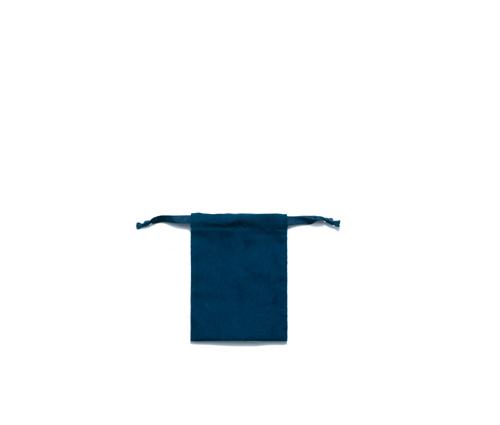 スウェードスタイル巾着（S）（ネイビー）（213302）画像-1