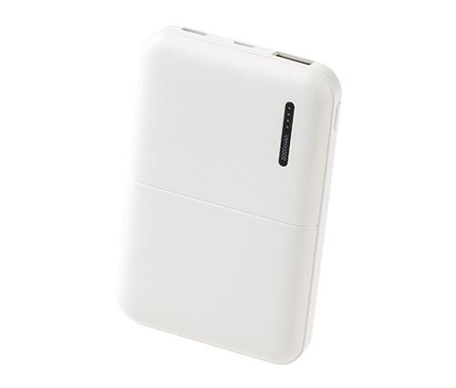 Type-C対応モバイルバッテリーチャージャー5,000ｍAh(白)（289941）画像-1