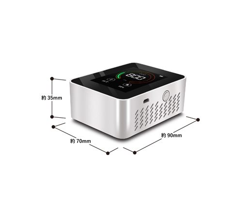 CO2濃度測定器 ホワイト（LC-0059-001）画像-2
