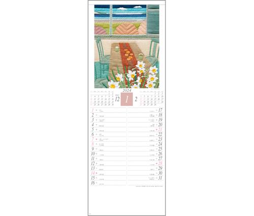 キルトアートカレンダー〈メモ付〉（ND-130）画像-2