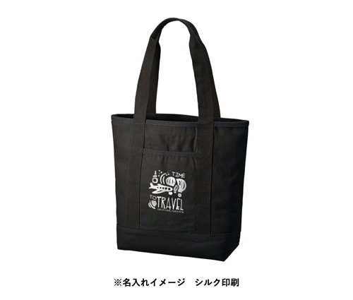 オーガニックコットンキャンバスライントート ナイトブラック（TR-1174-009）画像-4