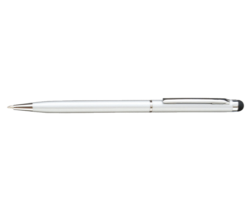 タッチペン付メタルスリムペン シルバー（TS-1107-005）画像-2