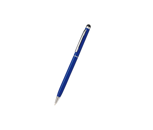 タッチペン付メタルスリムペン ネイビー（TS-1107-006）画像-1