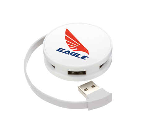 USBハブ ラウンド ブラック（TS-1207-009）画像-4