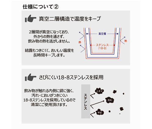 Zalattoサーモラウンドタンブラー ベージュ（TS-1409-028）画像-5