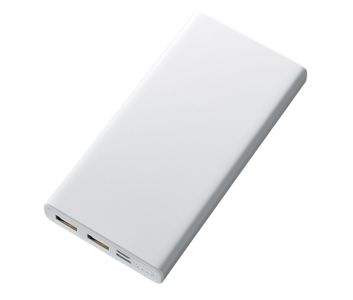 モバイルチャージャー 10000mAh Type-C対応 ホワイト（TS-1637-044）画像-1