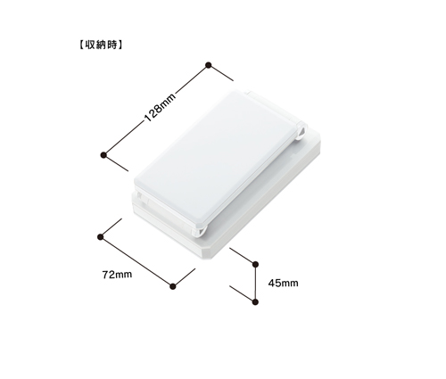 LEDポータブルデスクライト ワイド ホワイト（TS-1643-044）画像-5