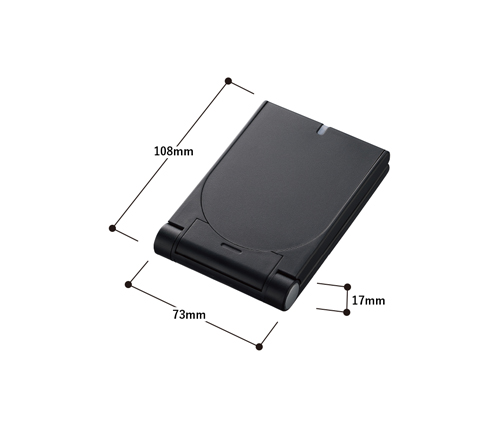 スタンドワイヤレス充電器折りたたみタイプ 5W ホワイト（TS-1708-044）画像-2