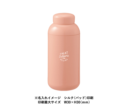 Maluttoサーモステンレスボトル400ml スモークブルー（TS-1748-041）画像-5