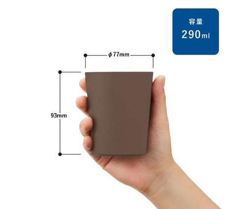 シンプルタンブラー290ml(コーヒー配合タイプ) ブラック（TS-1770-009）画像-3