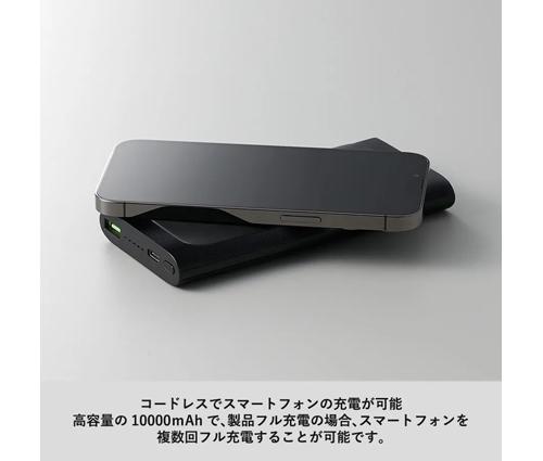 ワイヤレスモバイルチャージャー10000 ブラック（TS-1782-009）画像-3