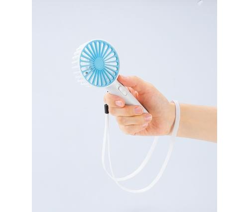 ストラップ付き充電式2WAYポータブルファン（241049）画像-2