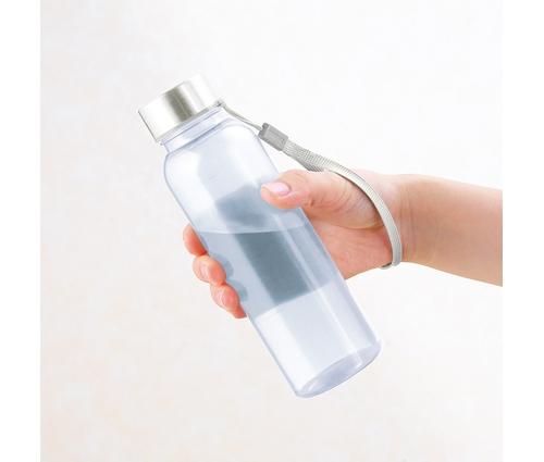 メモリ付きフロスティボトル350ml (ストラップ付き) (ホワイト)（241331）画像-3