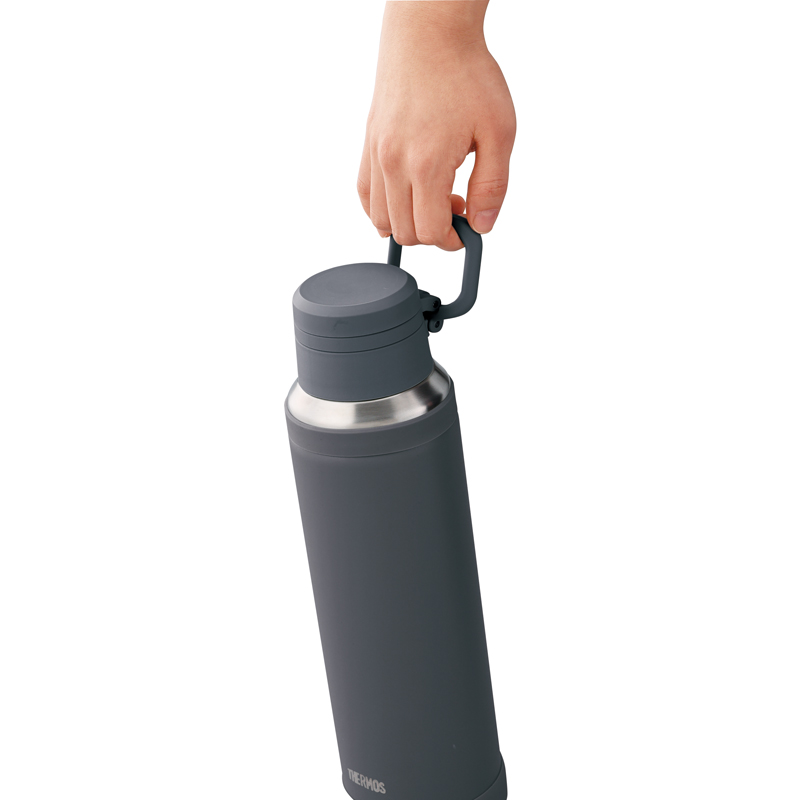 サーモス・真空断熱ハンドル付きケータイマグ(1.5L) チャコール（253431）画像-6