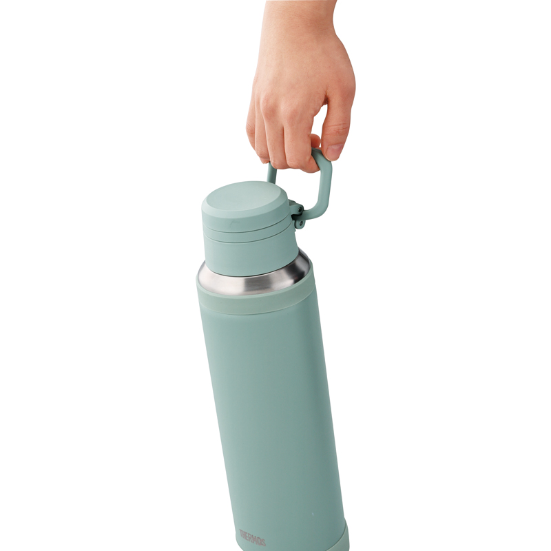 サーモス・真空断熱ハンドル付きケータイマグ(1.5L) アッシュグリーン（253432）画像-6