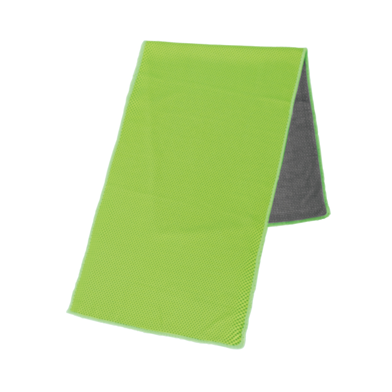 シリコンケース付きクールタオル グリーン(253453)画像-5