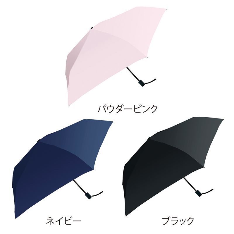 晴雨兼用 自動開閉耐風折りたたみ傘 パウダーピンク（253461）画像-3