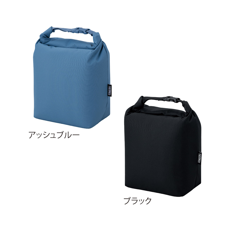 サーモス・保冷ロールトップバッグ アッシュブルー（253501）画像-2