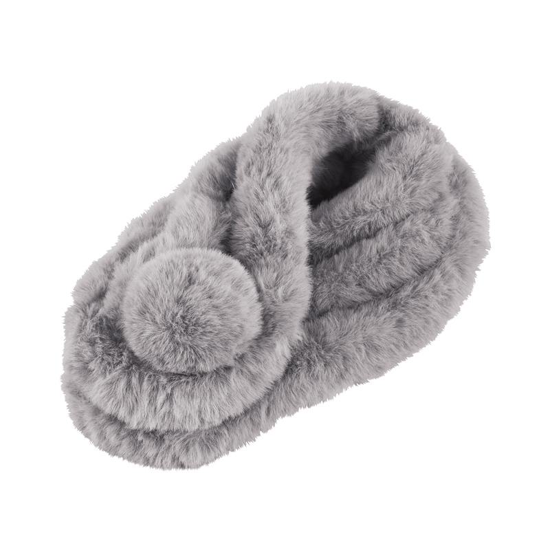 ボンボン付きフェイクファーマフラー(255024)画像-4