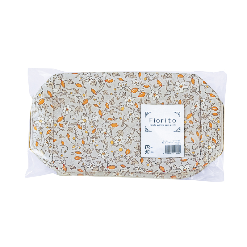 フィオリート・ハンドル付きキルティングオープンポーチ(257010)画像-6