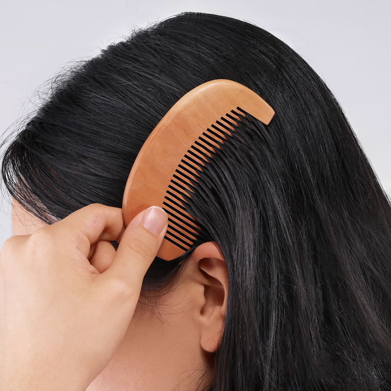 ナチュラルウッド・コンパクトコーム(ジッパーケース入り)(257016)画像-2