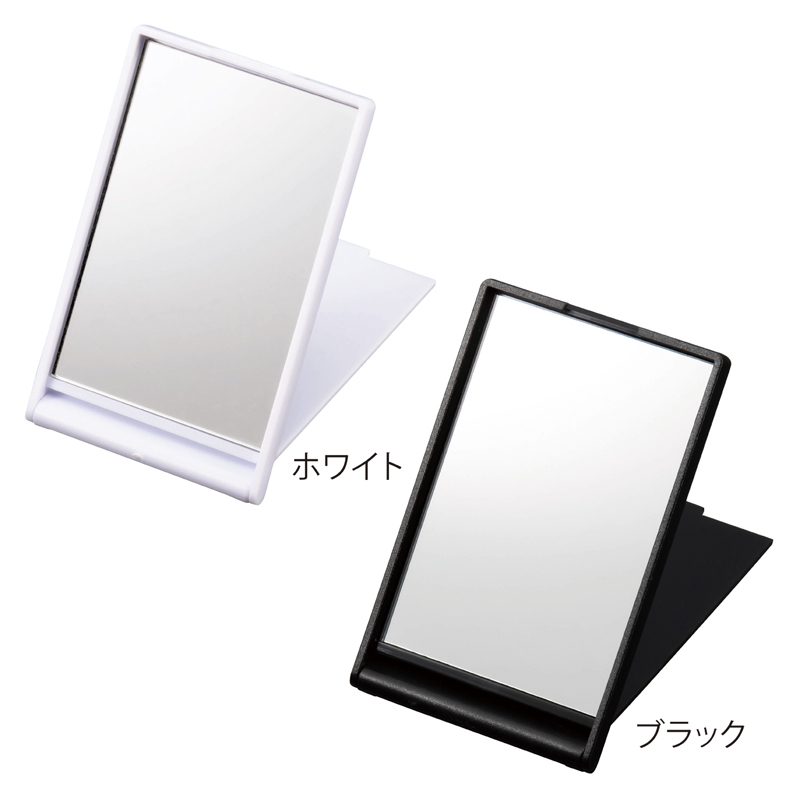 ハンディコンパクトミラー(ブラック)(257472)画像-4