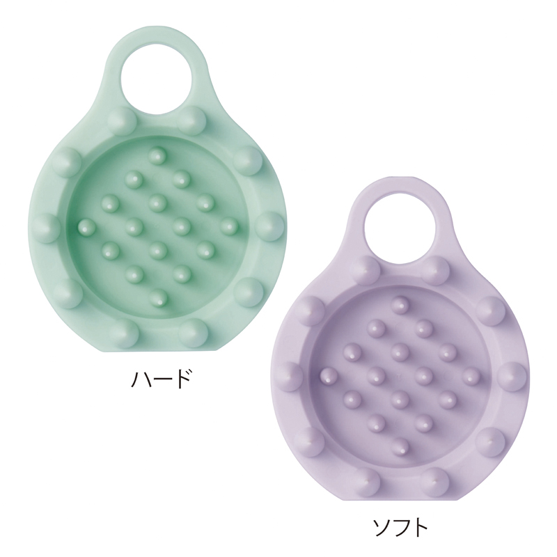 立て置き出来るフック穴付きシャンプースパブラシ(ソフト)(257482)画像-3