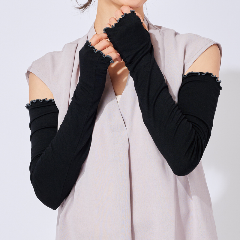 接触涼感UVロングアームカバー（261015）画像-3