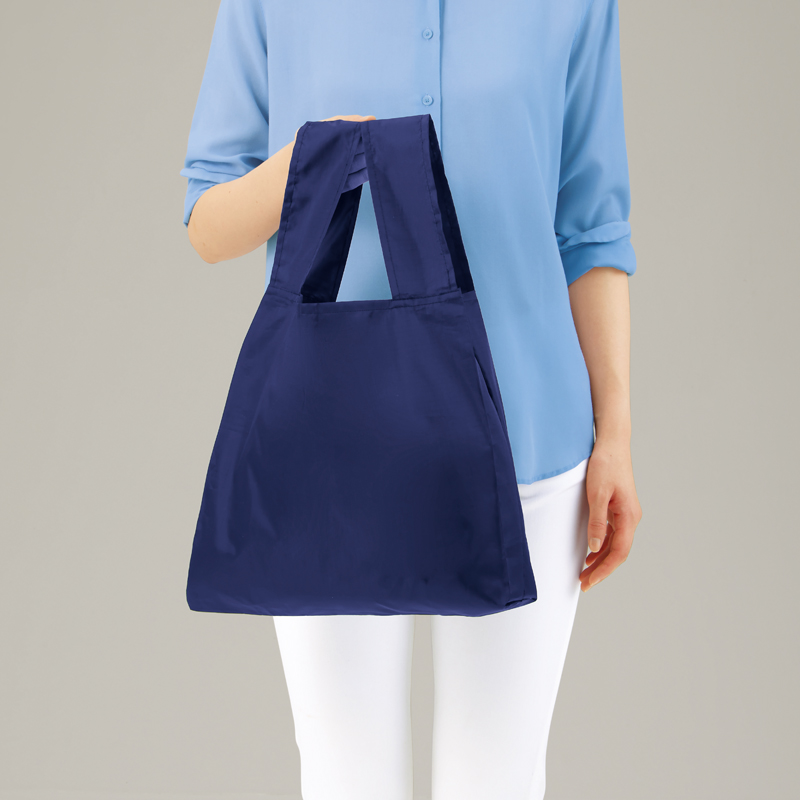 2WAYサコッシュ&エコバッグ(メッシュポケット付き)(ネイビー)（261019）画像-4