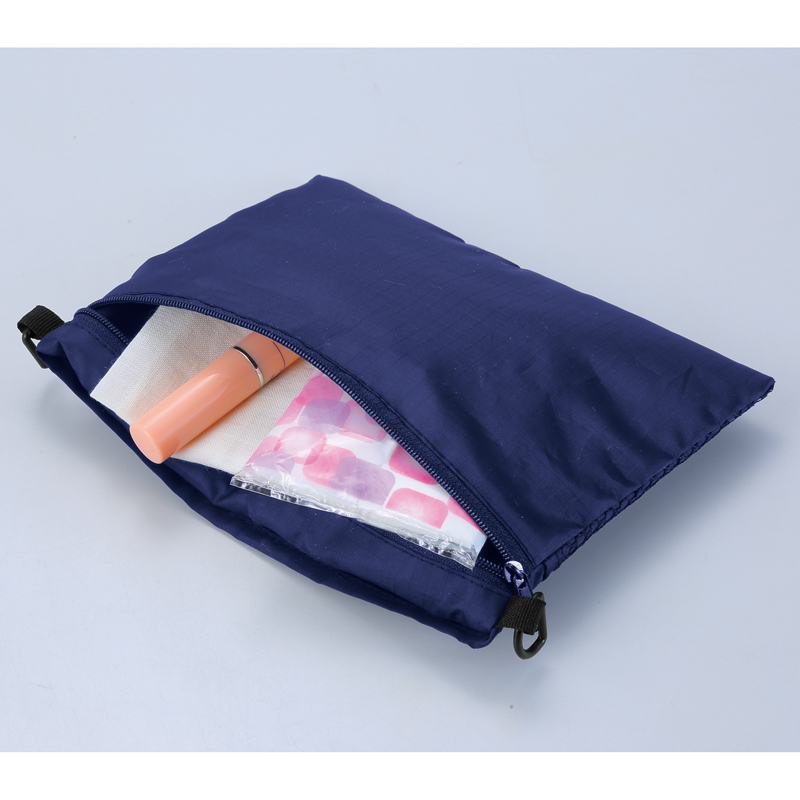 2WAYサコッシュ&エコバッグ(メッシュポケット付き)(ネイビー)（261019）画像-5