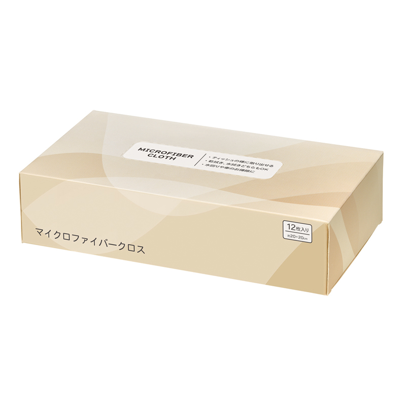 ボックス入り マイクロファイバークロス12枚（261048）画像-4