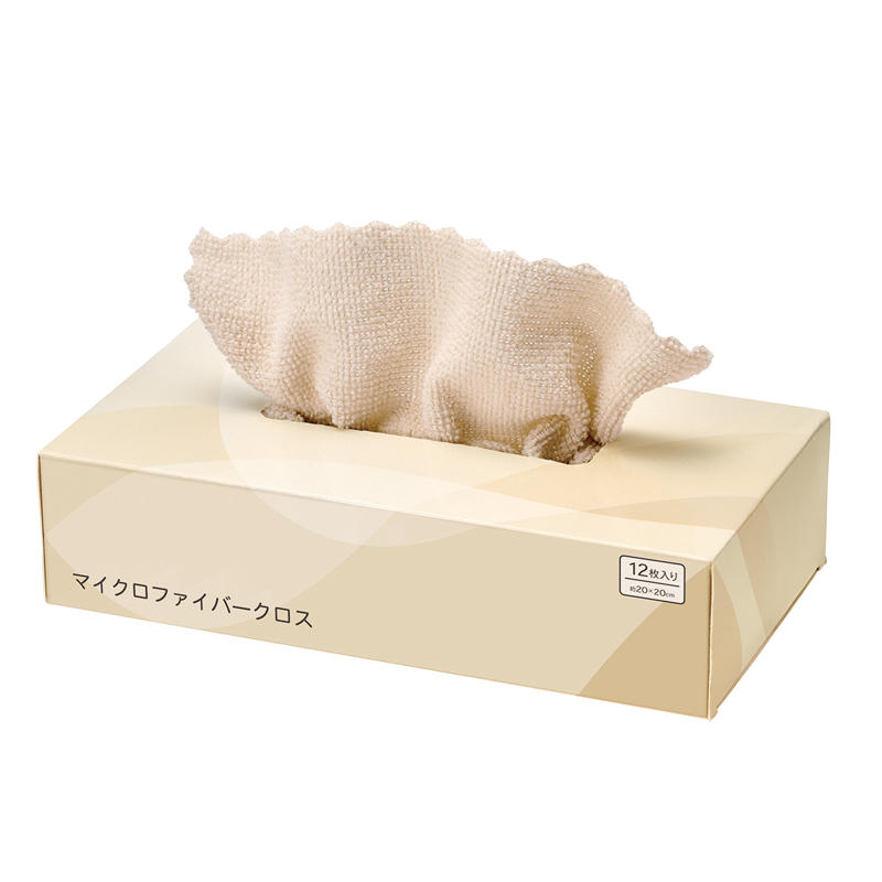 ボックス入り マイクロファイバークロス12枚（261048）画像-5