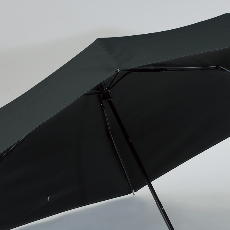 ベーシック男女兼用晴雨兼用折りたたみ傘(ブラック)（261452）画像-4