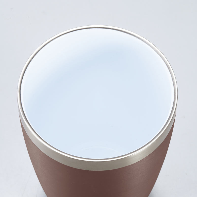 セラミック加工真空二重構造ステンレスタンブラー(グレージュ)（261481）画像-4