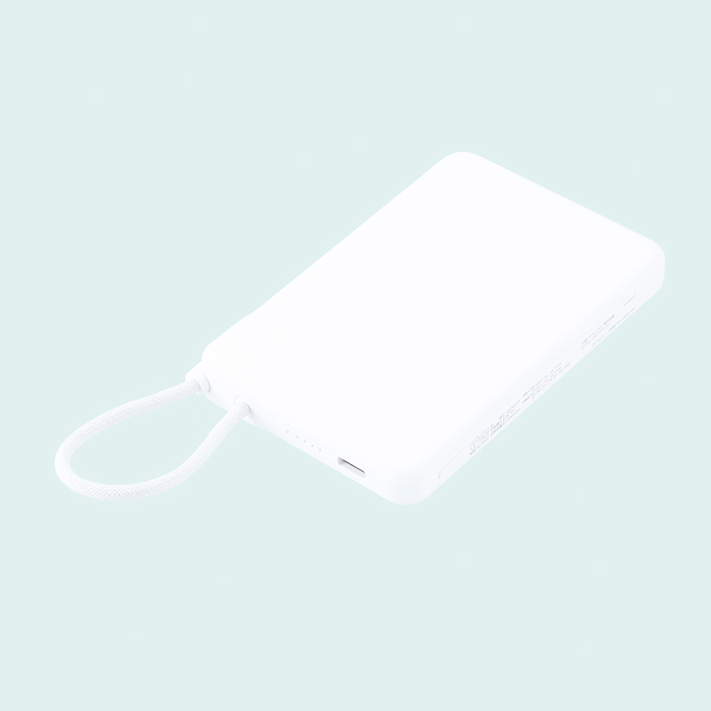 新世代 固体電池モバイルバッテリー5000(ホワイト)