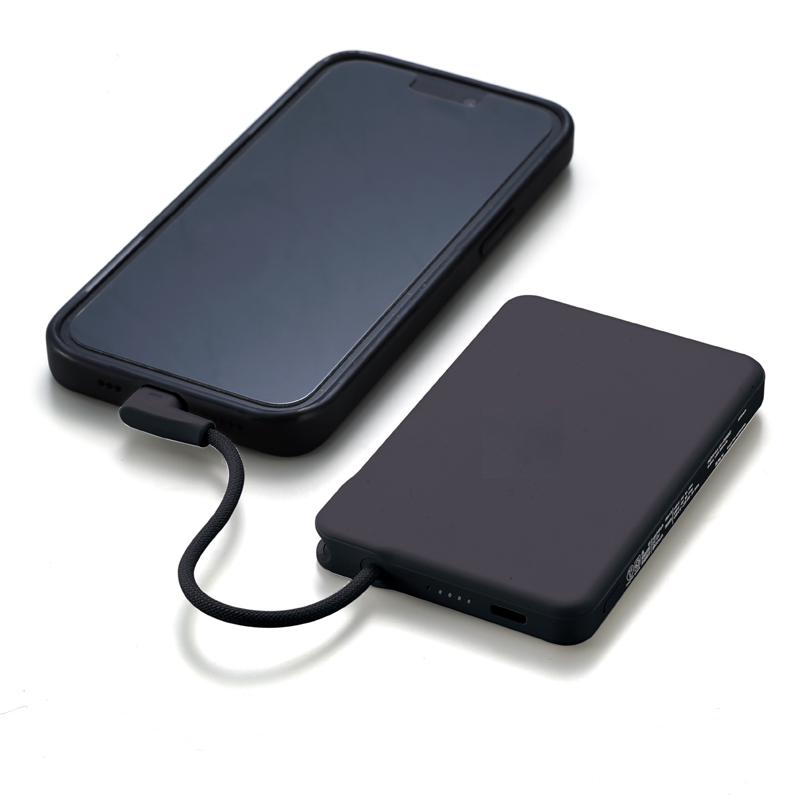 新世代 固体電池モバイルバッテリー5000(ブラック)（261562）画像-2