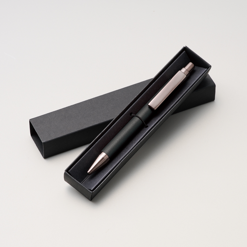 レザー調ボールペン(ブラック)（261612）画像-4
