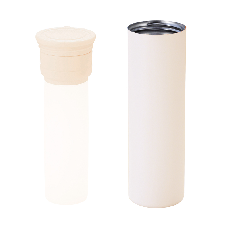 持ち運べるシリコン氷のう(ステンレスケース付き)(ナチュラル)（261631）画像-2