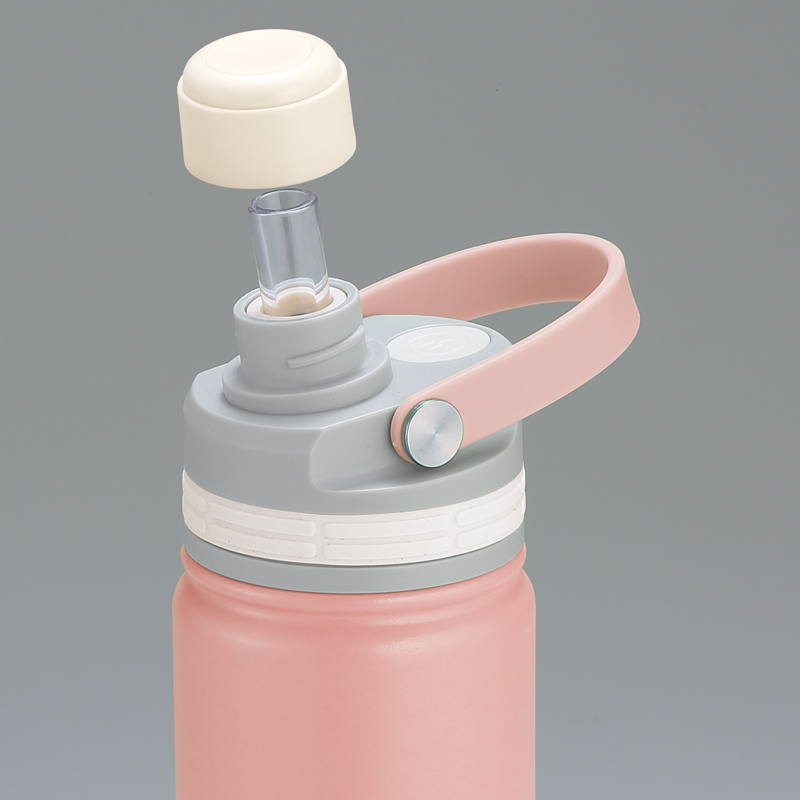 マグリッド・真空二重2WAYストローボトル700ml(ピンク)（263442）画像-3