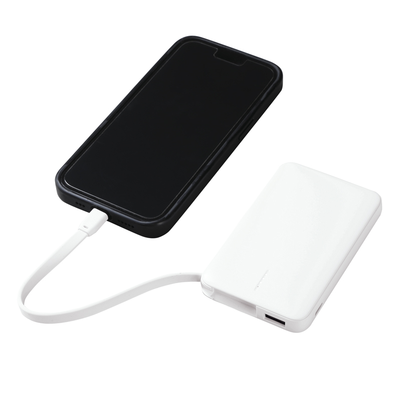 リン酸鉄急速充電モバイルバッテリー5000(ホワイト)(265471)画像-5